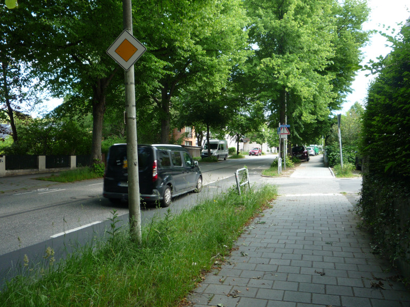 Kreuzung Wehden Weg und Passader Straße