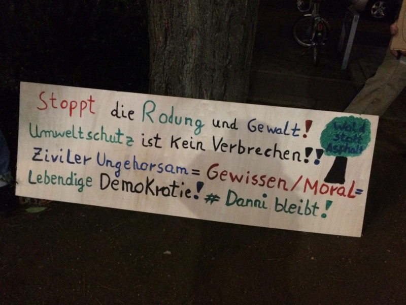 Kieler solidarisch mit Danni