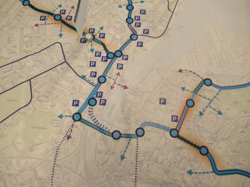 Trassenplan für Kiel