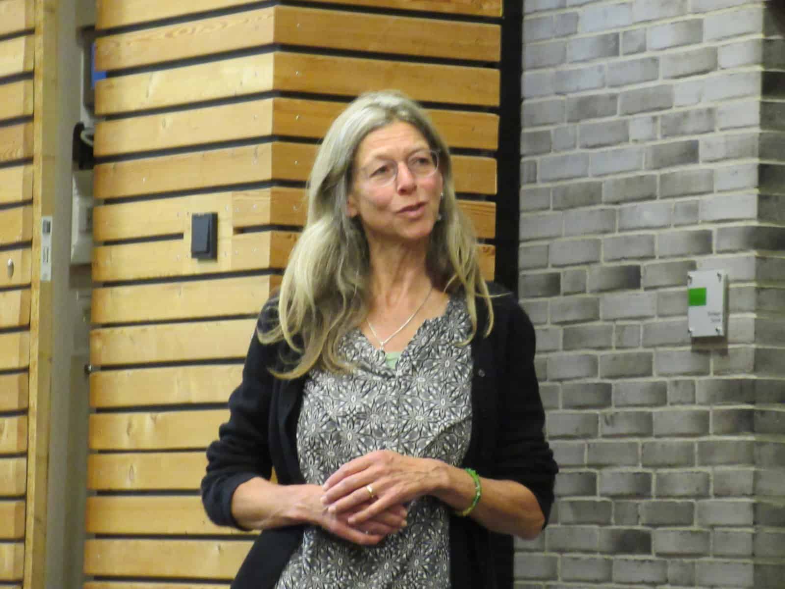 Frau Tempelmann vom Interkulturellen Garten