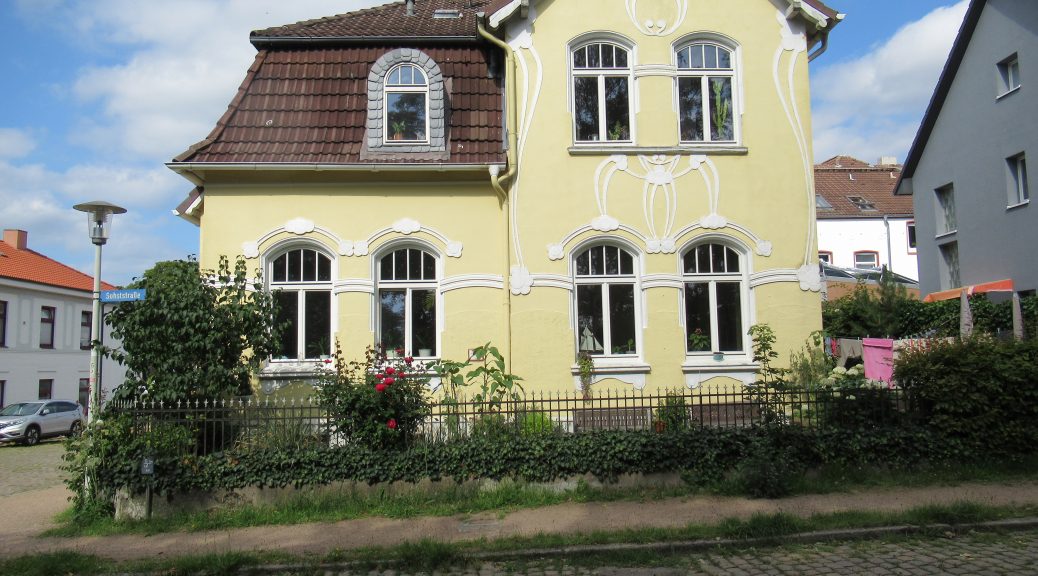 gelbe Villa in der Sohststraße