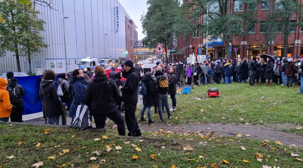 Protest gegen AfD-Veranstaltung in Kiel