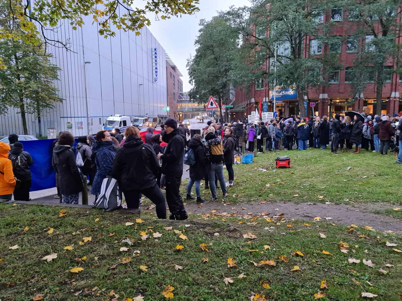 Protest gegen AfD-Veranstaltung in Kiel
