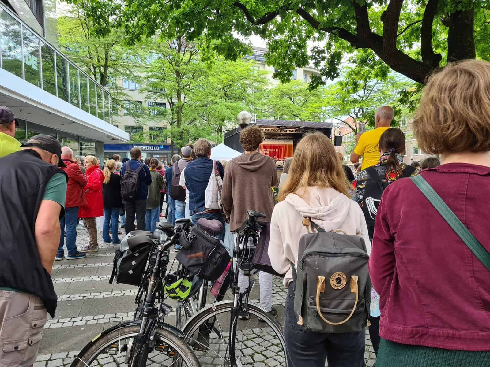 Wahlveranstaltung vom Bündnis Sahra Wagenknecht