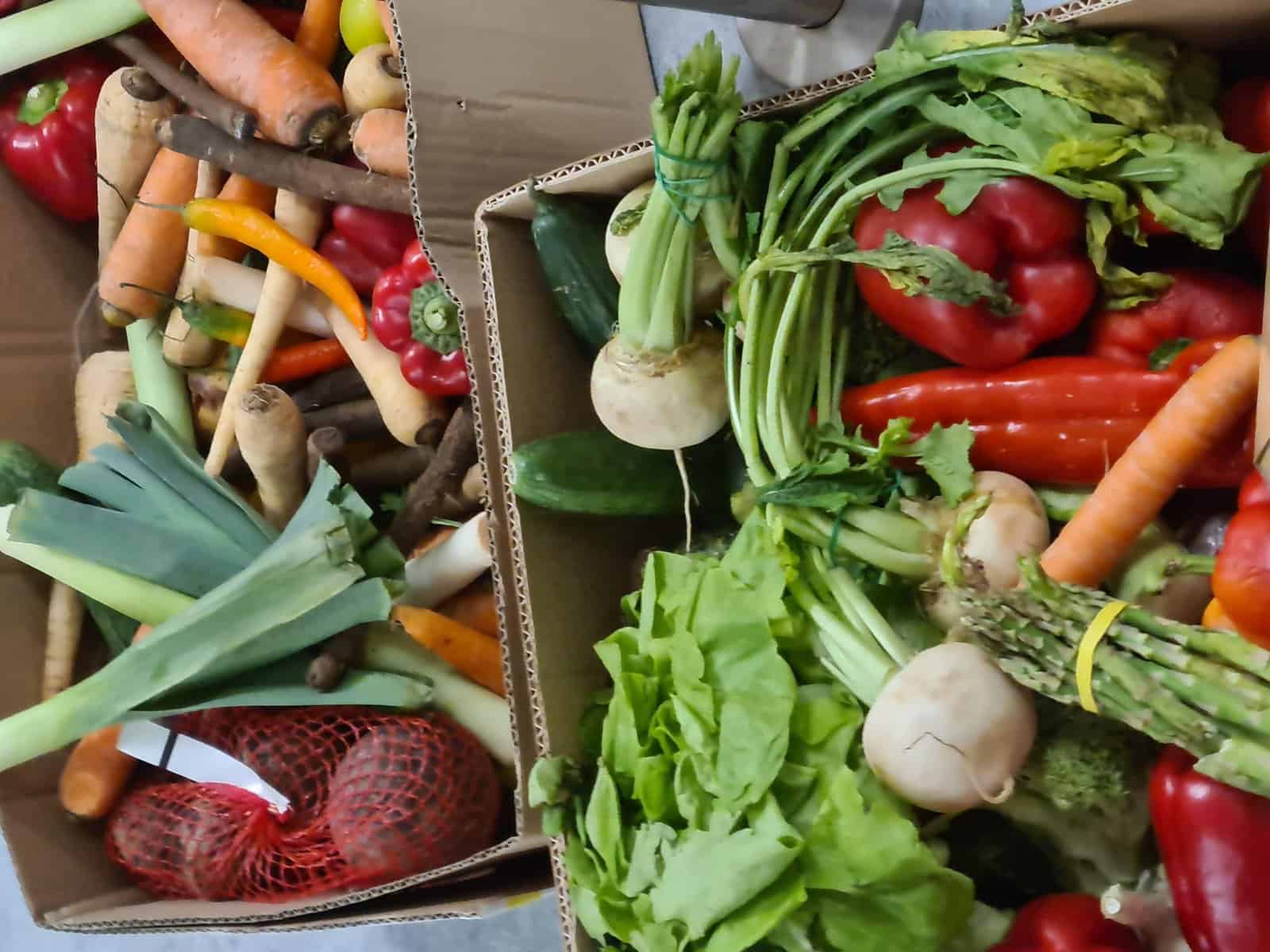 Gerettes Gemüse für Schippelparty