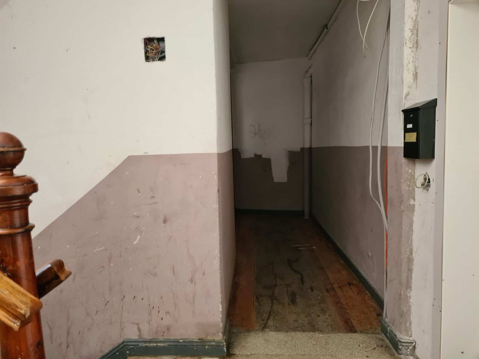 heruntergekommene Imobilie